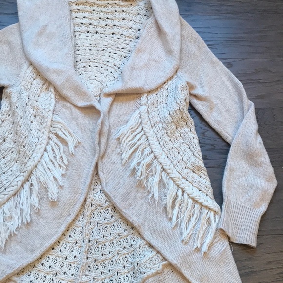 SOLD - Fringe Anthropologie Cardigan - Picture 4 of 8